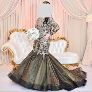 Elegant Custom Mermaid Dress 🤎